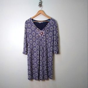 Boden Purple Floral Mini Dress, size 10